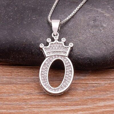 Elegant Silver Letter Pendant with Chain - Personalize Your Style