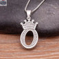 Elegant Silver Letter Pendant with Chain - Personalize Your Style - Shopthatapp.ca