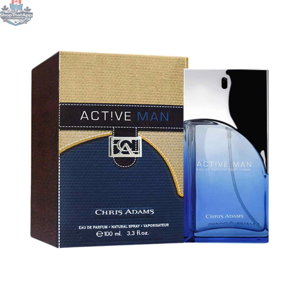 Chris Adams Active Man Eau de Parfum 100mL (3.4 oz) - Shopthatapp.ca
