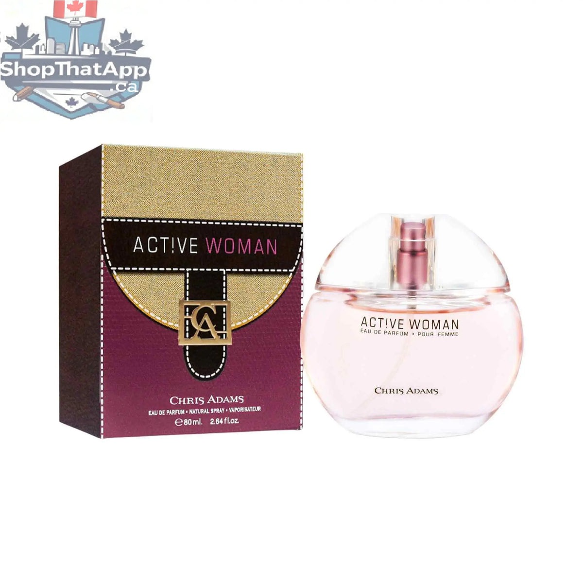 Chris Adams Active Woman Eau de Parfum 80mL (2.64oz) - Shopthatapp.ca