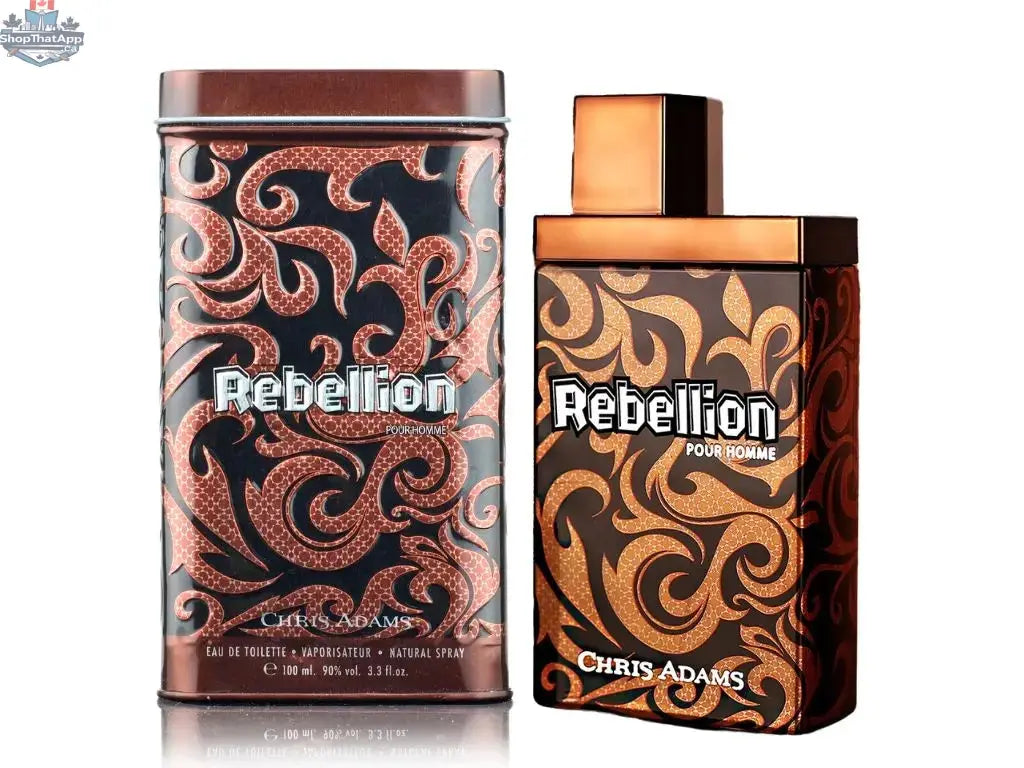 Chris Adams Rebellion for Men 100mL - Shopthatapp.ca