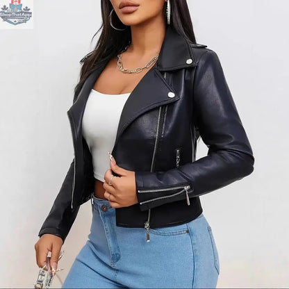CITADL black leather jacket-shaped backpack with adjustable straps and detailed stitching, stylish and functional accessory.