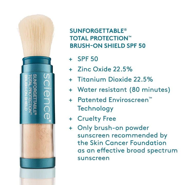 Colorescience Sunforgettable Total Protection Brush-On Shield SPF 50 - Shopthatapp.ca