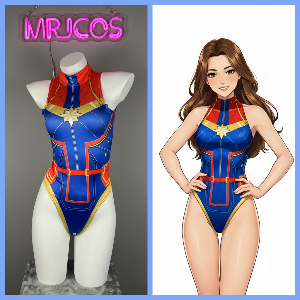 Super Hero Crotchless Cosplay BodySuit Lingerie Costume - Shopthatapp.ca