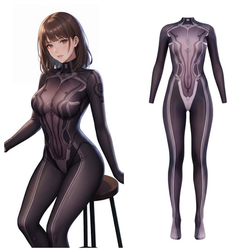 Anime Superhero Eve 10D Sheer Bodystocking - Ultra-Thin Cosplay Lingerie - Shopthatapp.ca