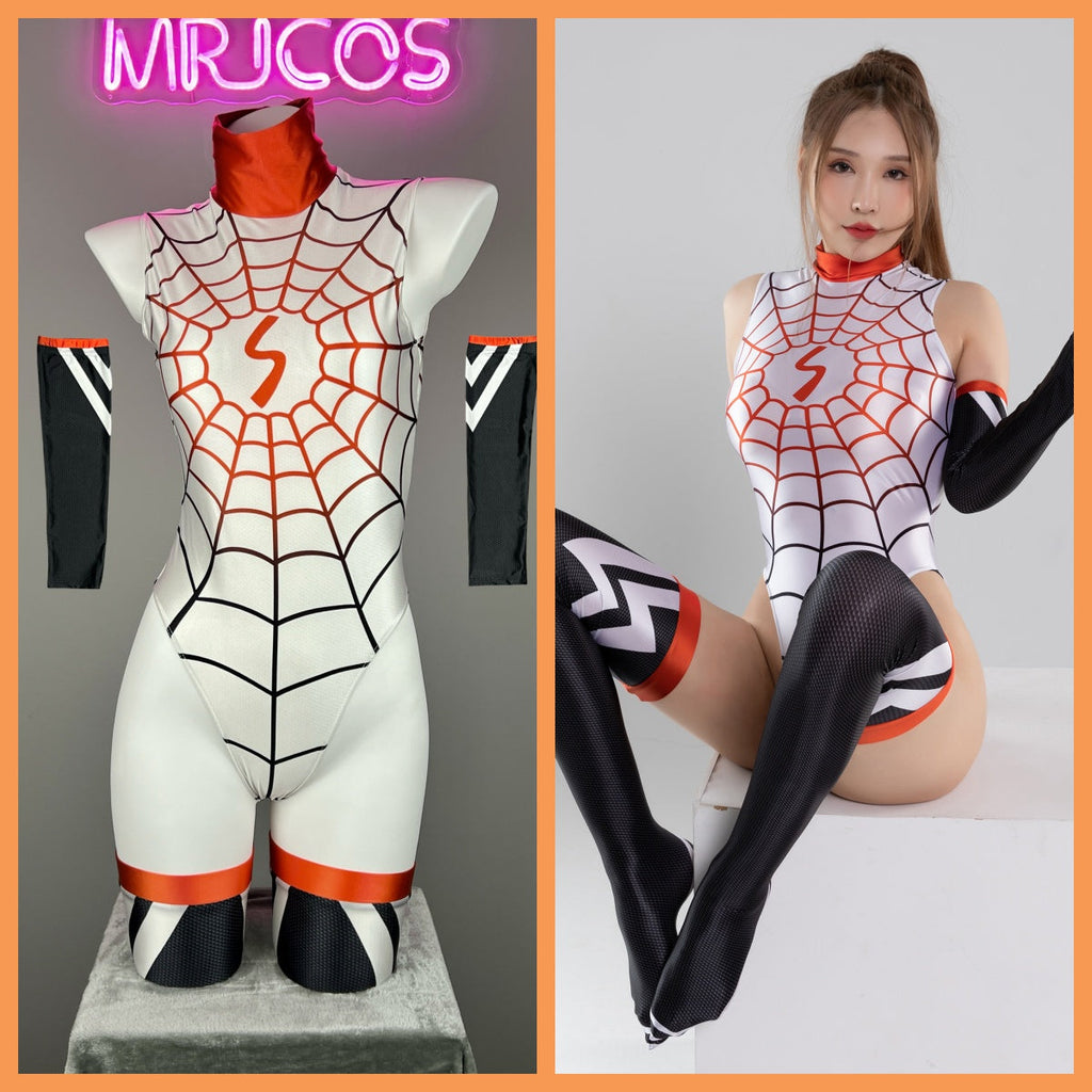Woman Super Hero Spandex Open Crotch Cosplay Bodysuit Sexy Lingerie - Shopthatapp.ca