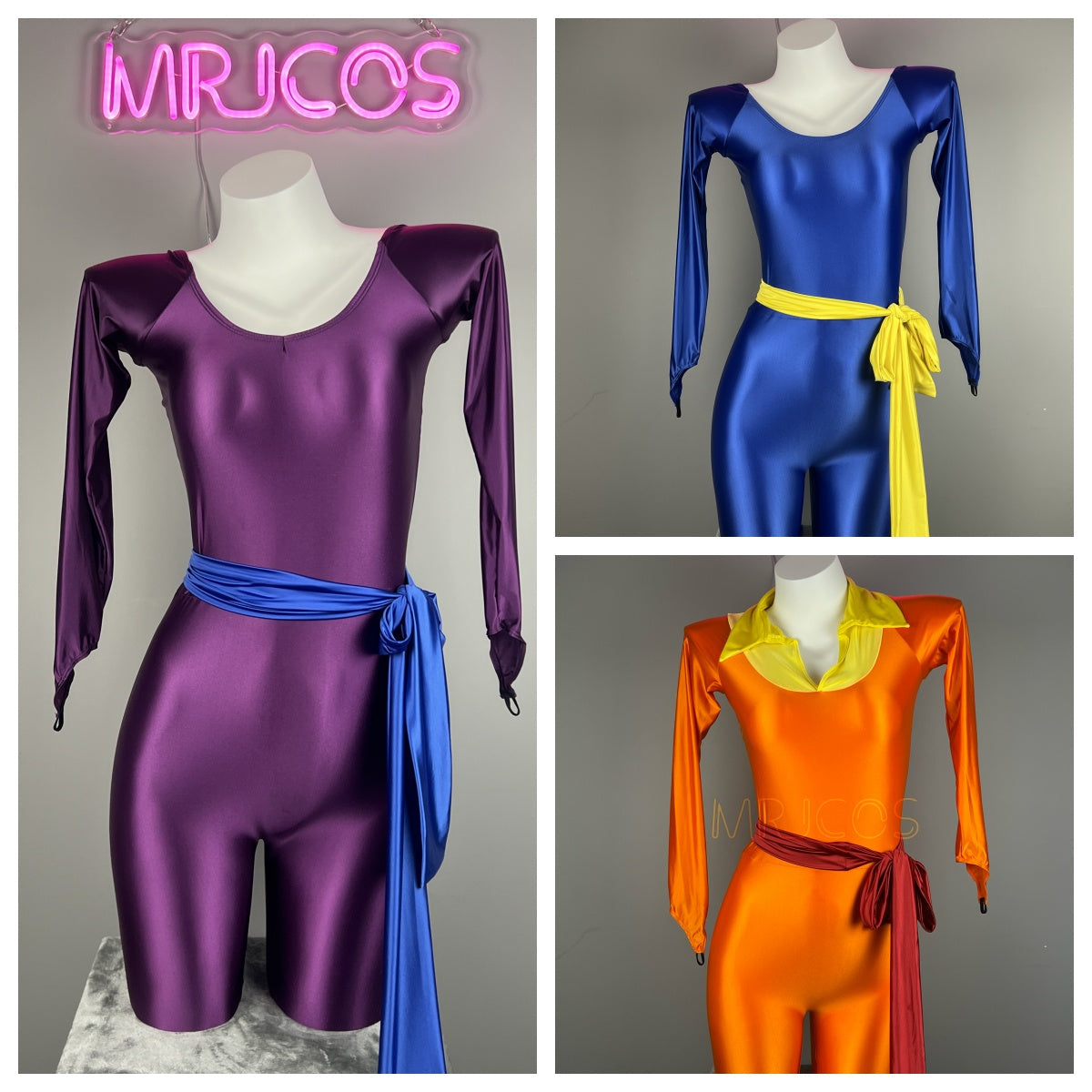 Anime Cat's Eye Cosplay Costume Spandex Full Bodysuit Jumpsuit - Shopthatapp.ca