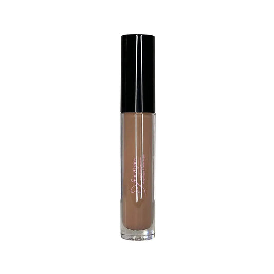 Vegan Camelia 129 FencyGrace Concealer in a creamy container, designed for under-eye blemish coverage and brightening.