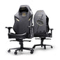 Black Cybeart Lord of the Rings gaming chair with detailed design, ergonomic armrests, and high-back support.