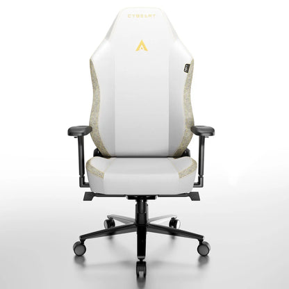 Cybeart NEO Lunar Edition gaming chair with ergonomic design, black and gray upholstery, and adjustable armrests for comfort.