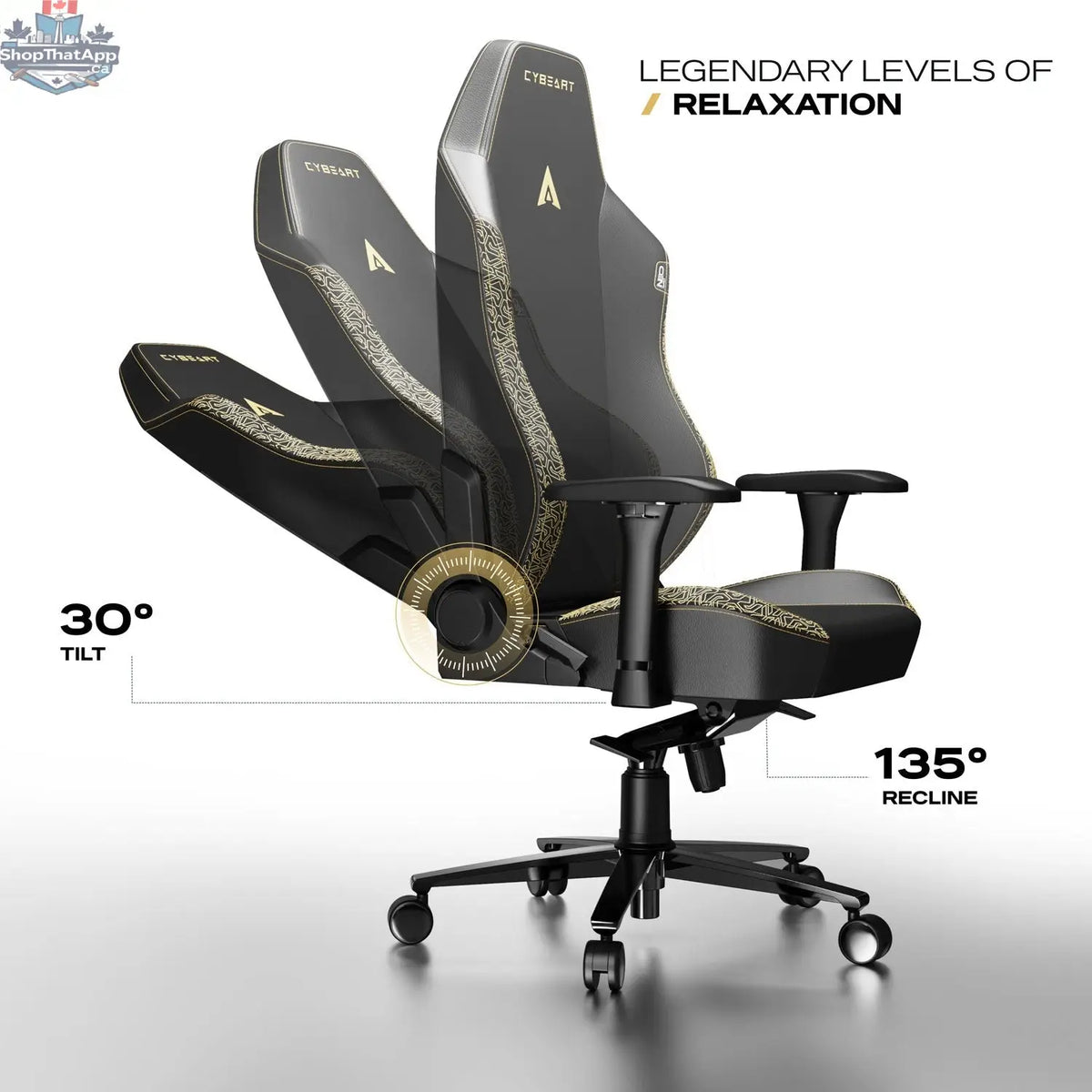 Cybeart NEO Series Imperial Edition gaming chair with ergonomic design and premium upholstery for ultimate comfort and support.