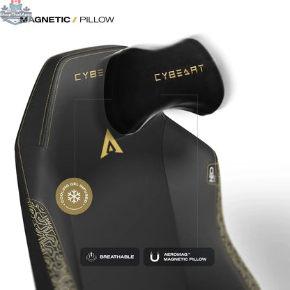 Cybeart NEO Series Imperial Edition gaming chair with ergonomic design and bold black and red upholstery for ultimate comfort.