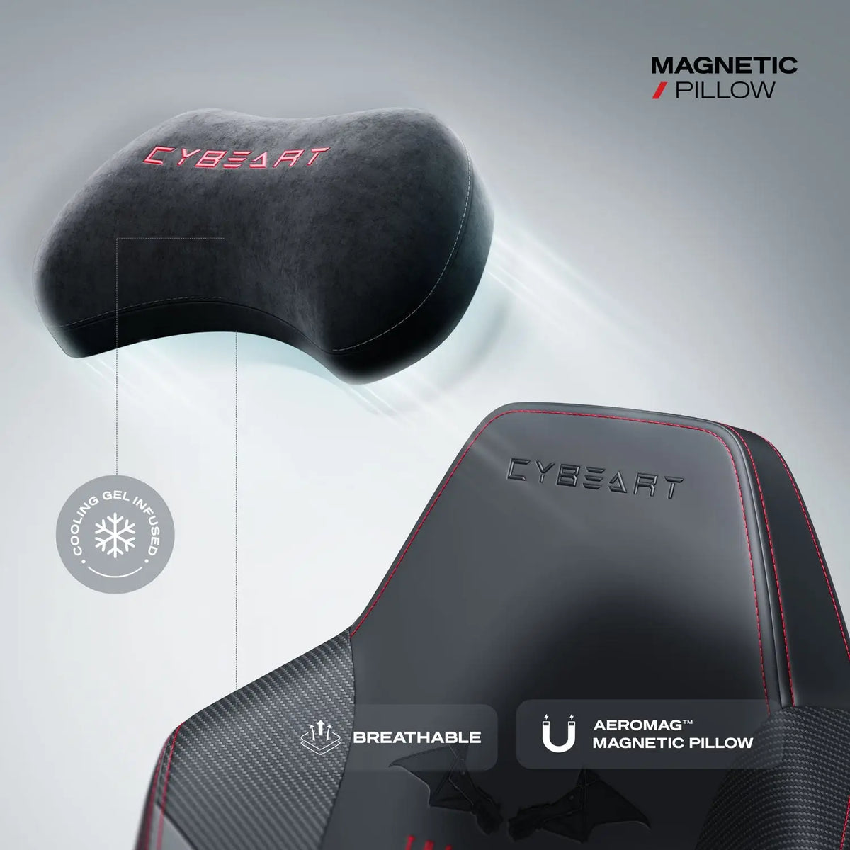 Cybeart Batman gaming chair with black and yellow design, featuring ergonomic shape and comic-style Batman logo accents.