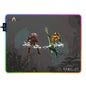 Cyberart Aquaman Black Manta gaming mouse pad with detailed Black Manta design for gaming enthusiasts.