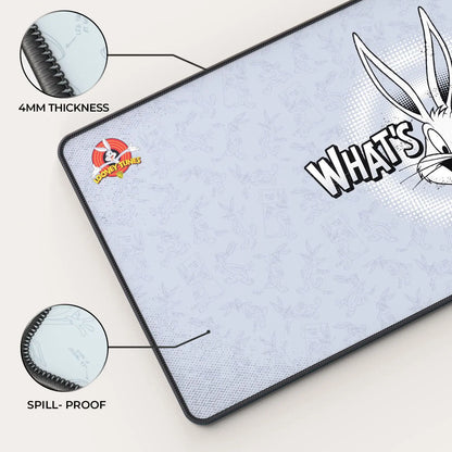 Cybeart Bugs Bunny gaming mouse pad featuring speed and precision design for gamers, with vibrant cartoon artwork.
