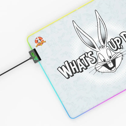 Bugs Bunny gaming mouse pad by Cybeart featuring vibrant cartoon design, ideal for speed and precision in gaming.