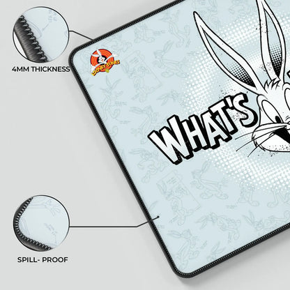 Cybeart Bugs Bunny mouse pad for gamers featuring a colorful Bugs Bunny design, ideal for speed and precision gaming.