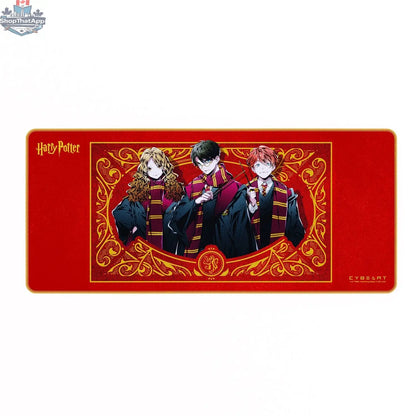 Harry Potter-themed gaming mouse pad by Cybeart featuring magical design, ideal for gamers and Harry Potter fans.
