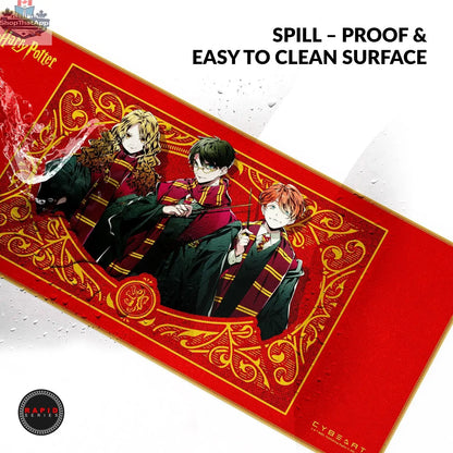 Cybeart Harry Potter mouse pad for gamers featuring wizarding world design, ideal gaming accessory for Harry Potter fans.
