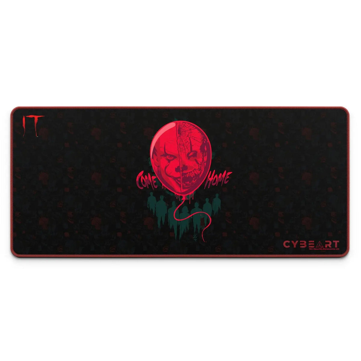 Cybeart IT COME HOME gaming mouse pad with smooth surface and non-slip base for enhanced gaming precision.