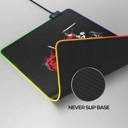Cybeart Justice League gaming mouse pad featuring superhero graphics, designed for a smooth and precise gaming experience.
