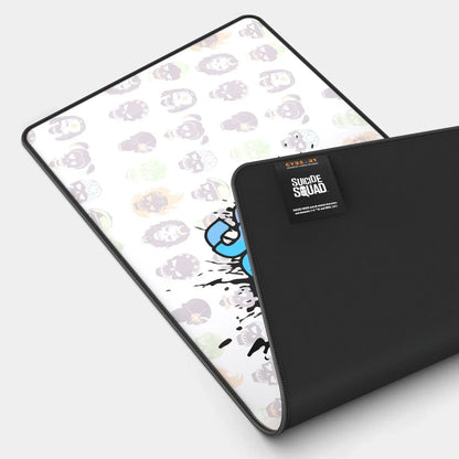 Cybeart Suicide Squad mouse pad featuring vibrant artwork, ideal for gaming with a smooth surface and colorful design.