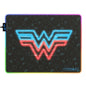 Cybeart Wonder Woman gaming mouse pad with electrified design, featuring vibrant graphics and a smooth surface for gamers.