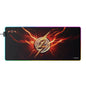 Cybeart The Flash gaming mouse pad with vibrant superhero-themed design, smooth surface, and non-slip rubber base.
