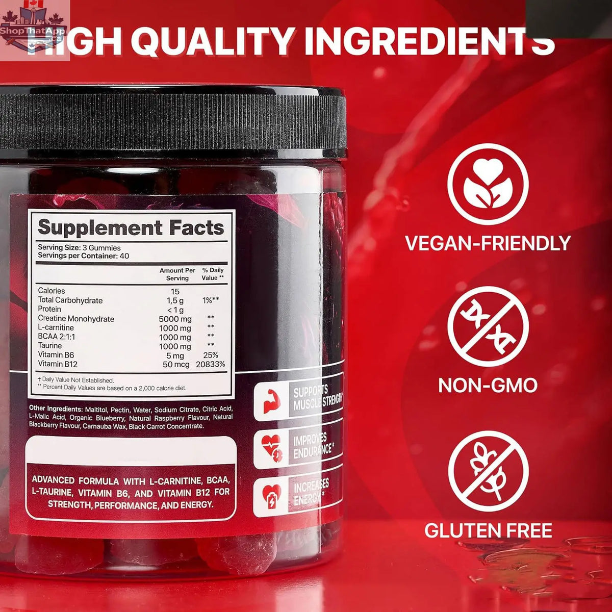 Muscle Boost Gummies - Shopthatapp.ca