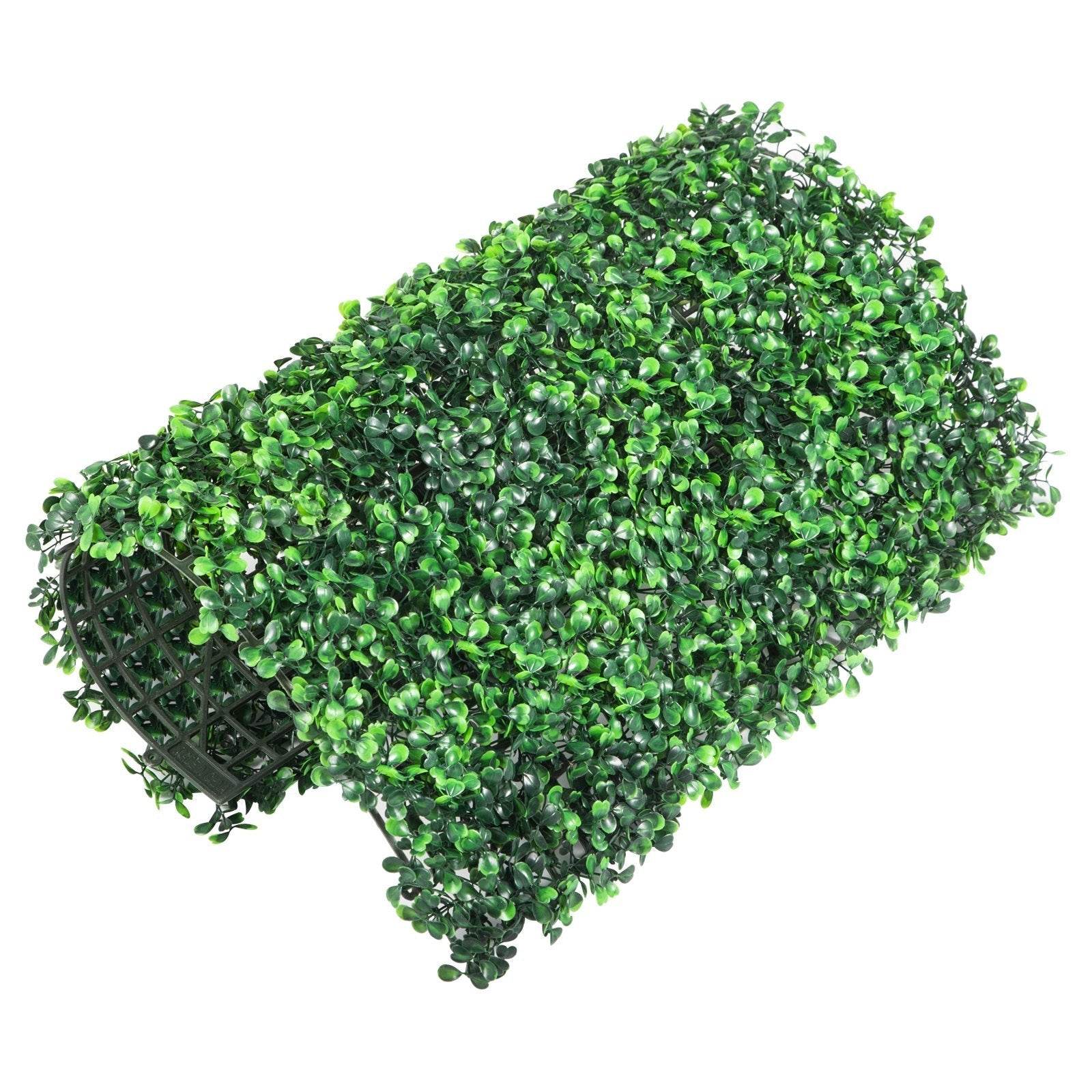 24 pcs 20 x 20 Artificial Boxwood Hedge Wall Green Panel