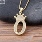 Letter Pendant with Chain - Gold - Shopthatapp.ca