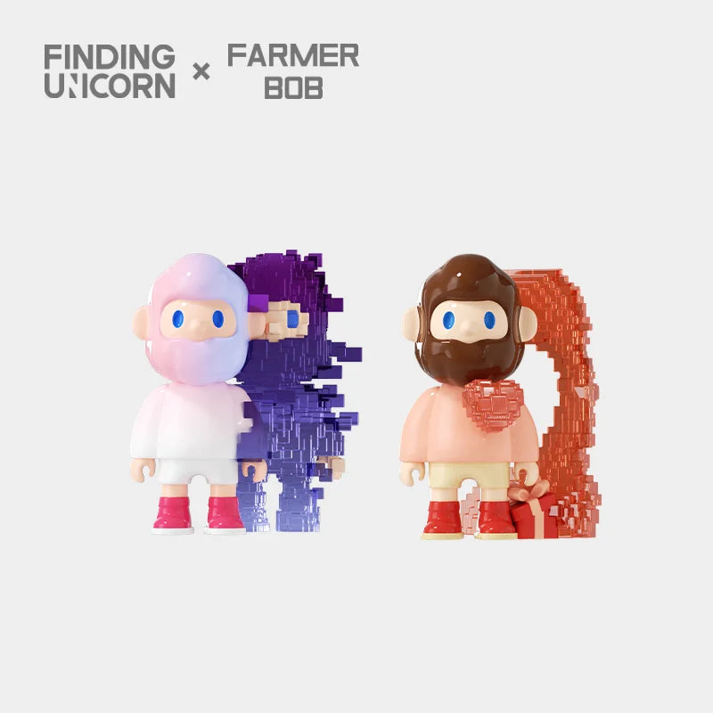 Farmer Bob Next Generation Pixel Universe Blind Box Series by Finding Unicorn - Www.Shopthatapp.ca