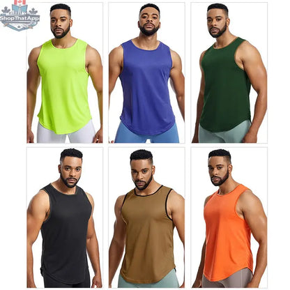 Men's Quick-Drying Sports Vest Fitness Apparel - Shopthatapp.ca