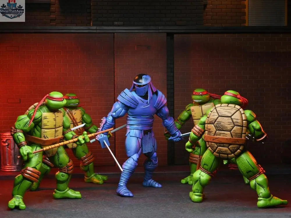 Toy Snowman Teenage Mutant Ninja Turtles Foot Enforcer action figure from Mirage Comics, detailed toy collectible with vibrant character design.