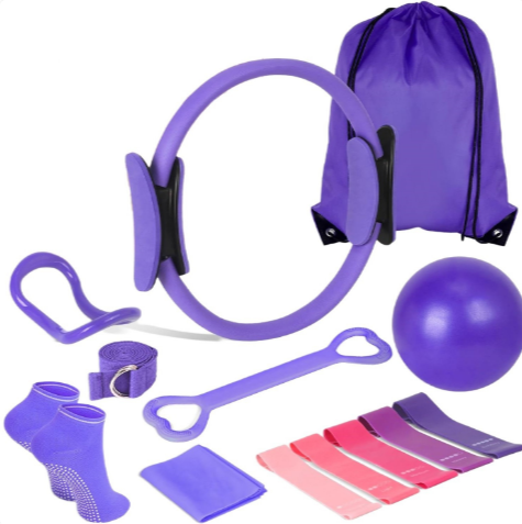 13-Piece Yoga & Pilates Set — Complete Home Workout Kit