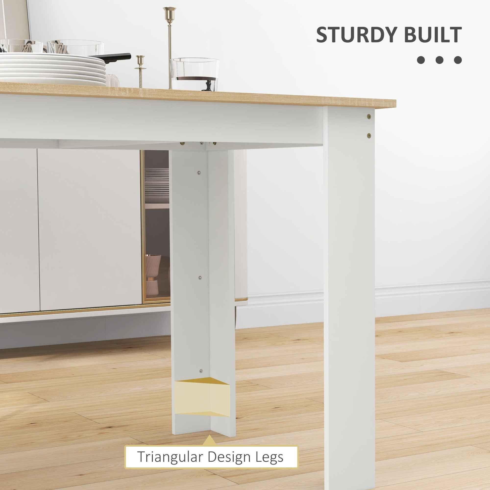 Spencer 47" Dining Table for 4-6 People-Oak