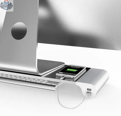 Aluminum Laptop Stand for Desktop Monitor Support - Shopthatapp.ca