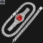 Cuban Link Chain Bracelet with Watch: Elevate Your Style Effortlessly - Shopthatapp.ca