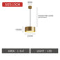 Nordic Creative Bedroom Bedside Single Head Small Chandelier - Shopthatapp.ca