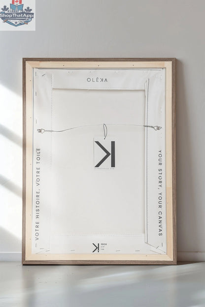 ÉCHO DU LAC toile étirée - Oeuvre sur toile étirée élégante pour votre décoration intérieure - Shopthatapp.ca