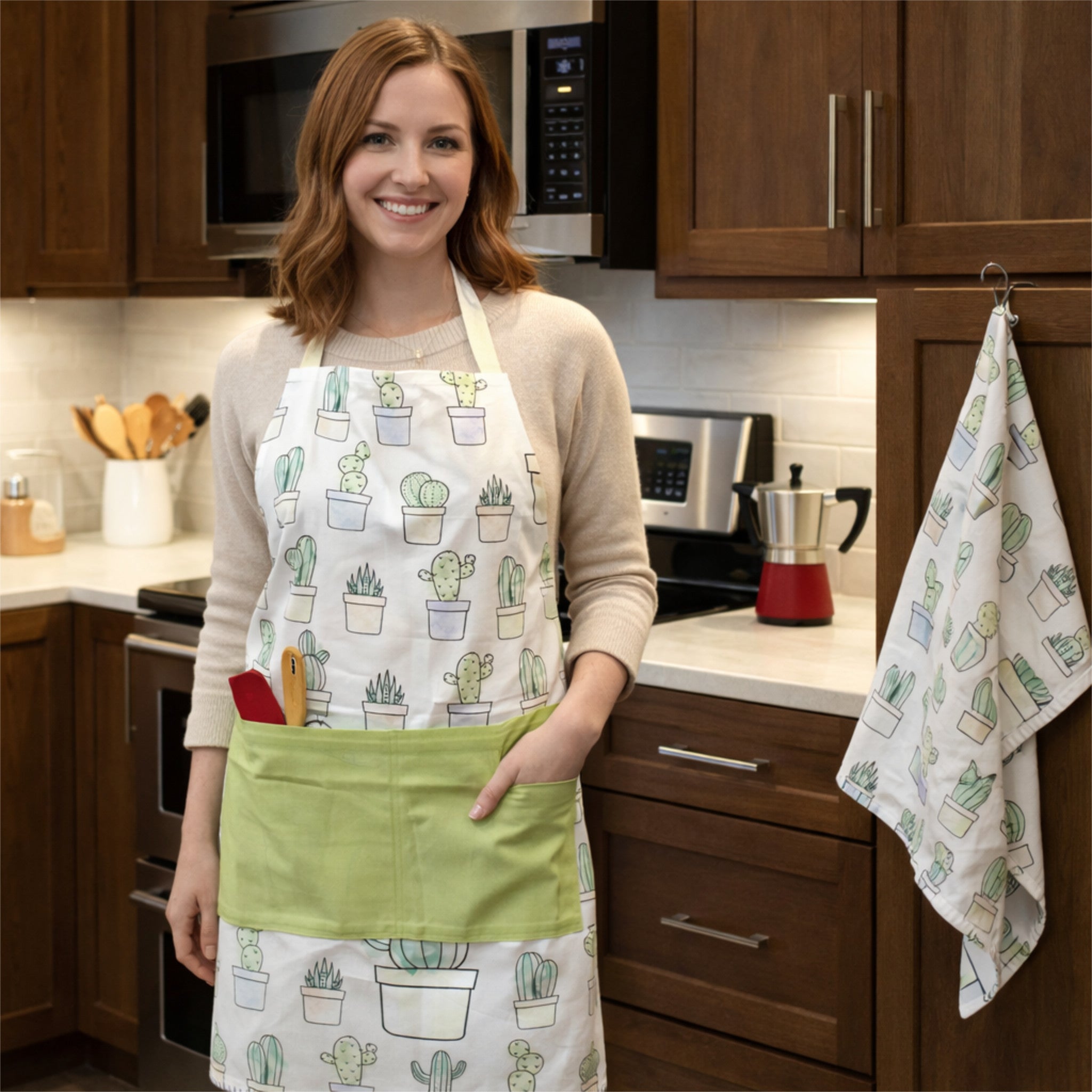 Desert Haze: Cactus Collection Apron - Shopthatapp.ca