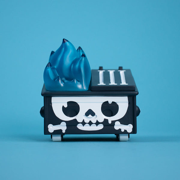 Skull Graffiti Dumpster Fire Vinyl Figure by 100% Soft - Www.Shopthatapp.ca