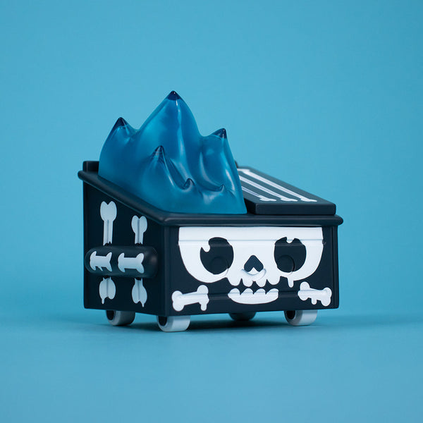 Skull Graffiti Dumpster Fire Vinyl Figure by 100% Soft - Www.Shopthatapp.ca