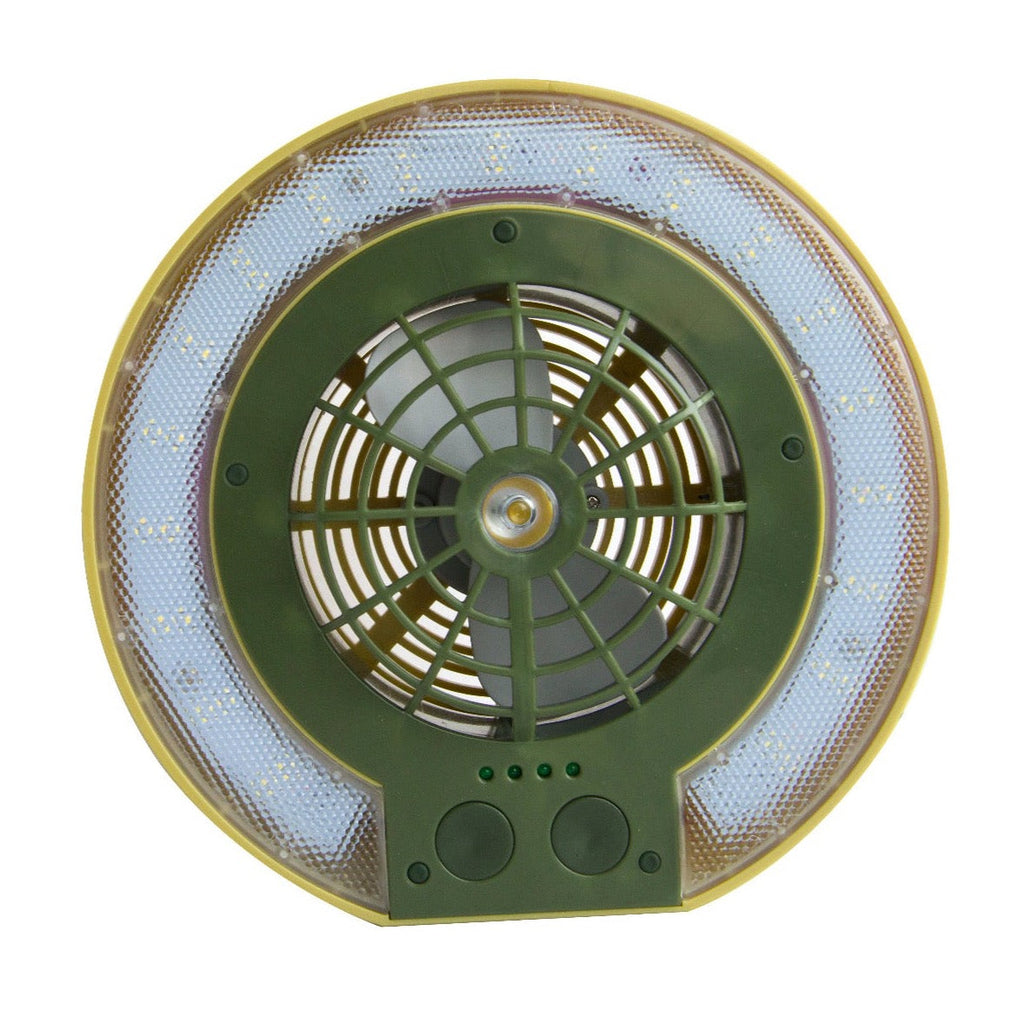 TRU De-LIGHT LiteBreeze LED Multi-Use Multipurpose Disc Fan / Light For Work / Play - Indoor / Outdoor Use - Www.Shopthatapp.ca