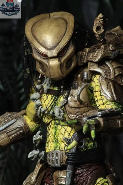 Toy Snowman Predator Ultimate Elder Predator action figure featuring the Golden Angel Elder Predator with detailed sculpt and vibrant colors.