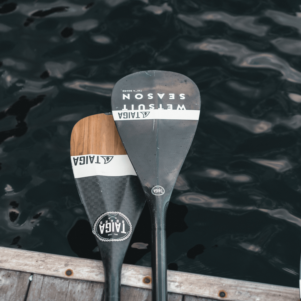 DIAMOND PADDLE - WOOD CARBON 12k - Fix 1 piece