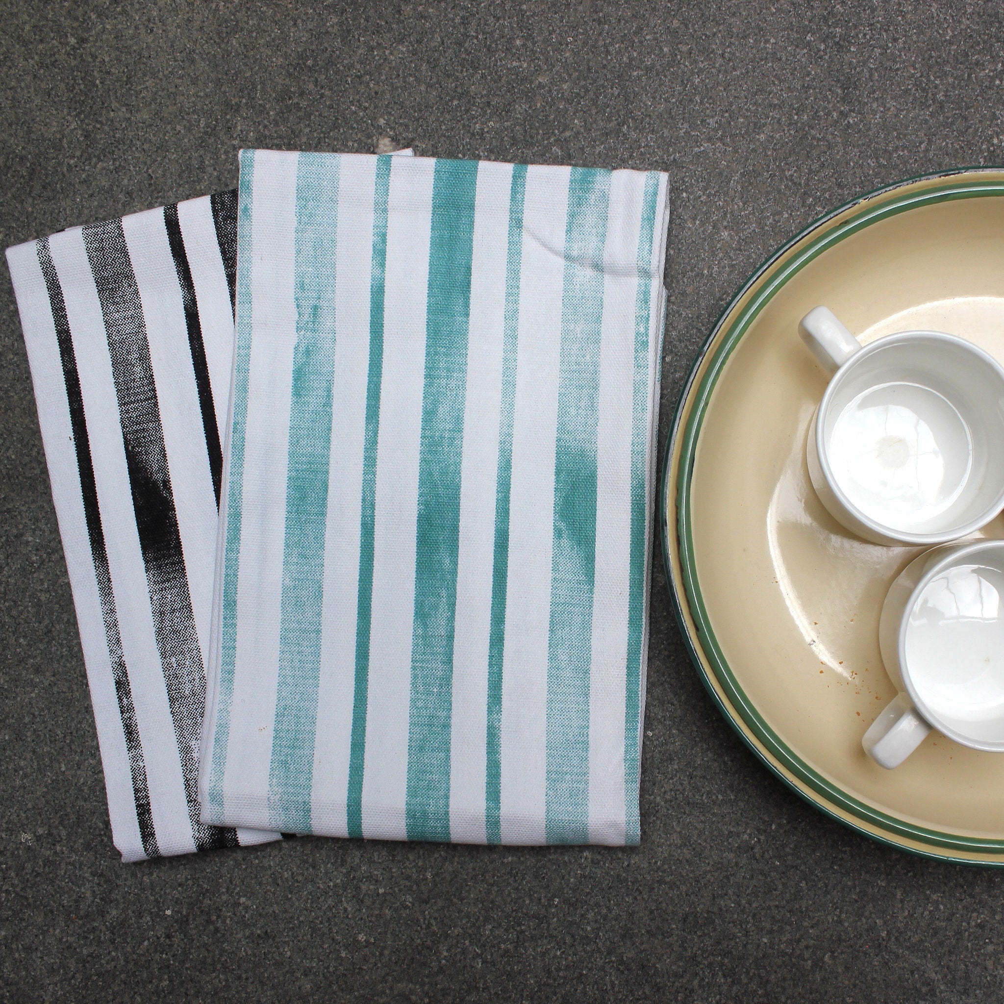 Stripes in Distress: Tea Towels - Shopthatapp.ca
