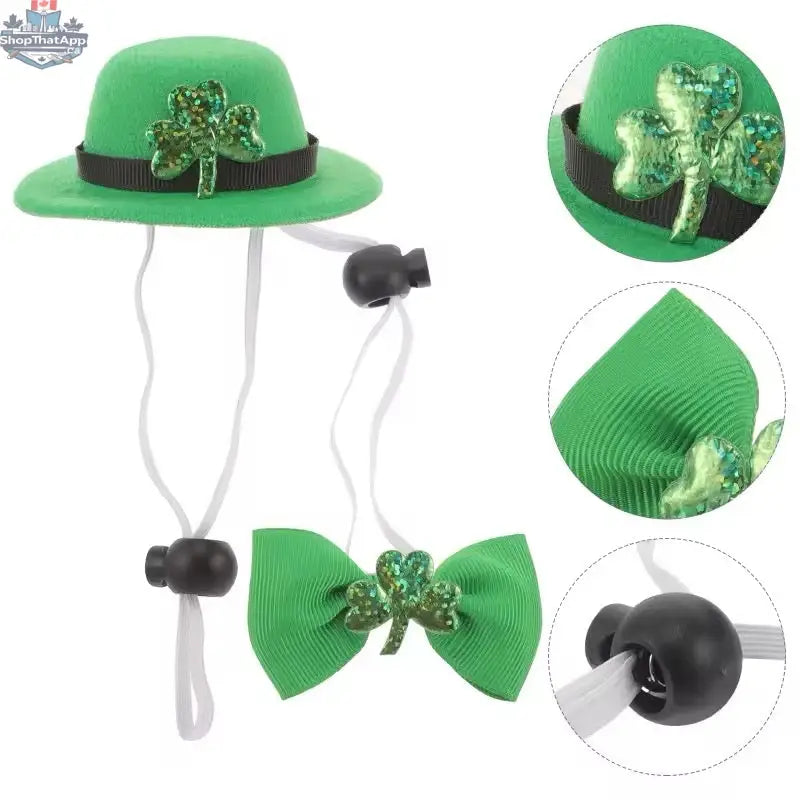 Saint Patrick's Day Dog Accessory Set – Luxury Festive Bundle for Pets - Shopthatapp.ca