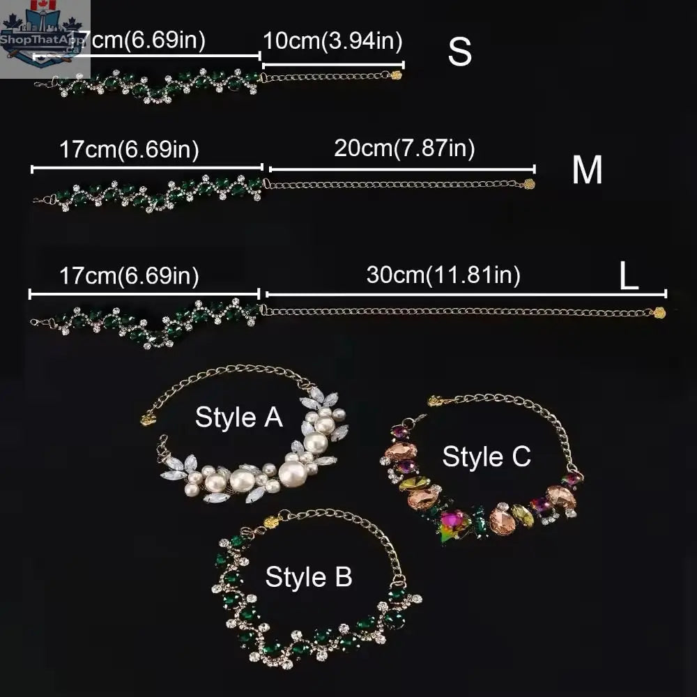 Bridgette Necklace – Luxury Rhinestone Pet Necklace - Shopthatapp.ca