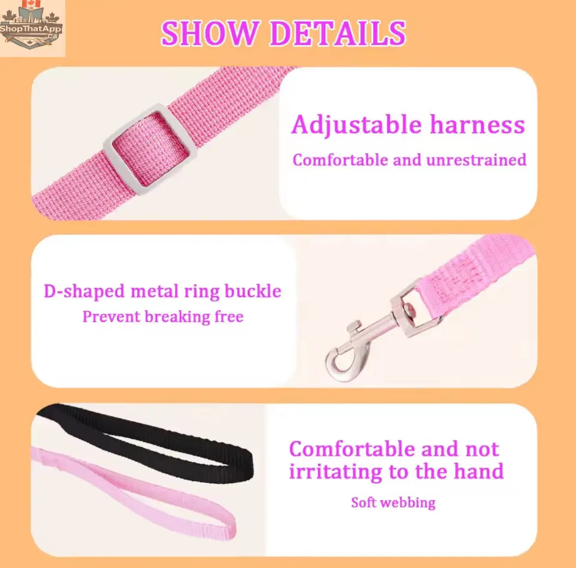 Crystal Lace Luxury Dog Harness and Leash Set – Designer Pet Wear - Shopthatapp.ca